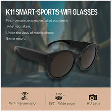 Load image into Gallery viewer, Bicycling Glasses WiFi Mini Camera HD 1080P DVR Video Audio Recorder