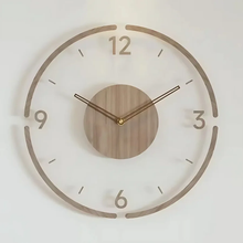 Load image into Gallery viewer, Nordic Silent Wooden Wall Clock
