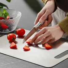 Load image into Gallery viewer, Stainless Steel Cutting Board – SUS304 Non-Porous Surface, Easy Clean, Odor-Resistant, Durable Kitchen Prep Board