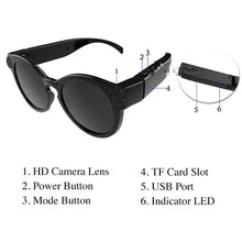 Load image into Gallery viewer, Bicycling Glasses WiFi Mini Camera HD 1080P DVR Video Audio Recorder