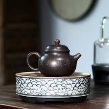 Load image into Gallery viewer, Handmade 6.76 fl oz Yixing Purple Clay Teapot – Traditional Raw Ore Chinese Teaware