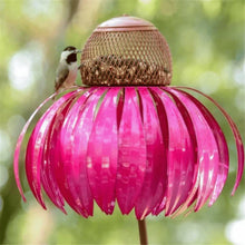 Load image into Gallery viewer, Metal Bird House Garden Feeder