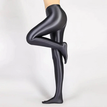 Load image into Gallery viewer, Glossy Opaque Shiny High Waist Sexy Stockings - High Elastic Skinny Leggings Pencil Pants