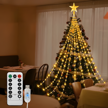 Load image into Gallery viewer, Waterproof Christmas Fairy Lights with 8 Atmospheric Modes