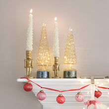 Load image into Gallery viewer, Red And Pink Mercury Glass Ornament Garland - Interior Delights