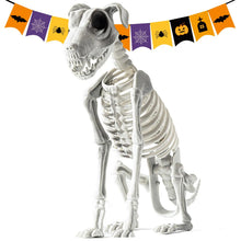 Load image into Gallery viewer, Spooky Skeleton Dog Halloween Decor Statue