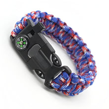 Load image into Gallery viewer, Outdoor Multi-Function Paracord Survival Bracelet with Fire Starter and Emergency Rope