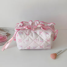 Load image into Gallery viewer, Butterfly Bow Lace Makeup Bag for Women