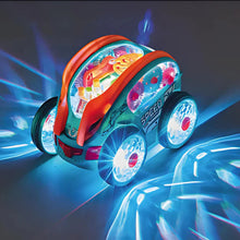 Load image into Gallery viewer, LED Somersault Vehicle Toy with Music and 360 Rotation