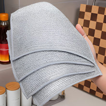 Load image into Gallery viewer, Stainless Steel Scrubbing Cloths, Durable and Scratch-Free Cleaning Towels