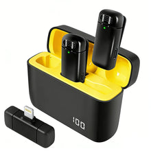 Load image into Gallery viewer, Wireless Lavalier Microphone with Digital Charging Case