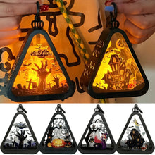 Load image into Gallery viewer, Halloween Decor Triangle Table Lamp