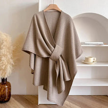 Load image into Gallery viewer, Luxurious Poncho Shawl Coat for Women