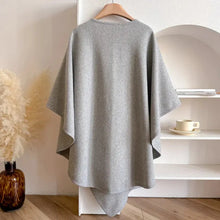 Load image into Gallery viewer, Luxurious Poncho Shawl Coat for Women