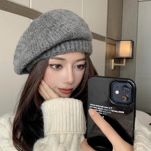Load image into Gallery viewer, Knitted Winter Beret Hat for Women