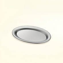 Load image into Gallery viewer, Premium Stainless Steel Oval Dinner Plates for Everyday Meals and Entertaining