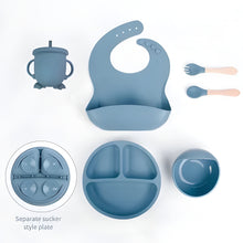 Load image into Gallery viewer, Silicone Feeding Set for Independent Baby Mealtime
