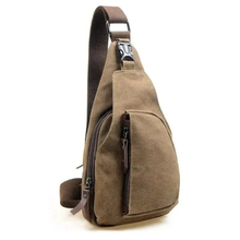 Load image into Gallery viewer, Canvas Crossbody Bag Adjustable Strap