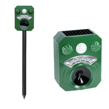 Load image into Gallery viewer, Outdoor Ultrasonic Animal Repeller with Infrared Sensor and Solar Power
