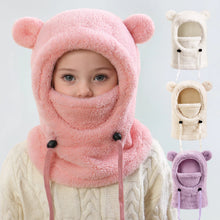 Load image into Gallery viewer, Kids Winter Hat Balaclava With Neck Warmer