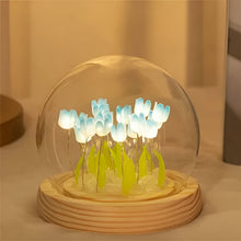 Load image into Gallery viewer, Handmade Artificial Tulip LED Night Light Bedside Table Lamp for Bedroom and Gift Decor