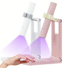 Load image into Gallery viewer, Rechargeable UV Nail Lamp with Portable Holder