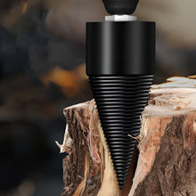 Load image into Gallery viewer, Wood Log Splitter Drill Bit, Titanium Cone for Electric Drill