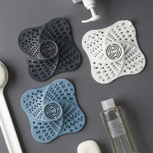 Load image into Gallery viewer, Spiral Drain Hair Catcher with Suction Cup Base and Lift Handle