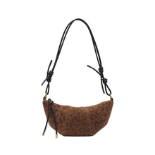 Load image into Gallery viewer, Croissant Chic Crossbody Bag with Modern Crescent Silhouette