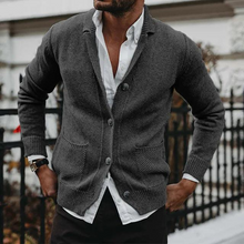 Load image into Gallery viewer, Plain cardigan with pockets