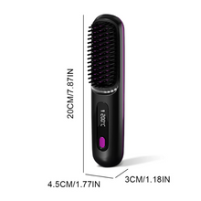 Load image into Gallery viewer, Hair Straightening Brush with Digital Display