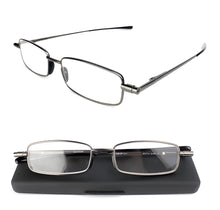 Load image into Gallery viewer, Foldable Reading Glasses with Spring Loaded Hinge and Storage Case