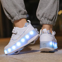 Load image into Gallery viewer, GlowRiders Roller Sneakers with LED Lights for Kids