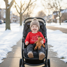 Load image into Gallery viewer, My First Christmas Deer Print Cotton Baby Romper