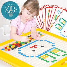 Load image into Gallery viewer, Large Magnetic Drawing Pad for Kids Montessori Magnetic Dots Board