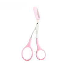 Load image into Gallery viewer, Stainless Steel Eyebrow Trimmer Scissors with Comb