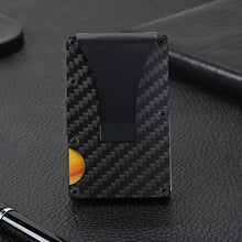 Load image into Gallery viewer, Smart Holder Wallet RFID Blocking Carbon Fiber