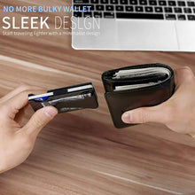 Load image into Gallery viewer, Smart Holder Wallet RFID Blocking Carbon Fiber