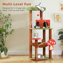 Load image into Gallery viewer, Mushroom Cat Tree Indoor Climbing and Play Tower