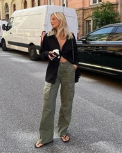 Load image into Gallery viewer, Adjustable Straight Fit Cargo Pants