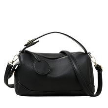 Load image into Gallery viewer, Soft Leather Boston Pillow Bag Large Capacity Handbag