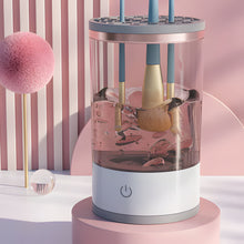 Load image into Gallery viewer, 3-in-1 Cosmetic Brush Cleaner Machine - Electric Makeup Brush Cleaner Device