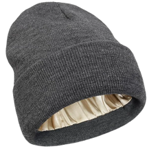 Load image into Gallery viewer, Warm Knit Satin Lined Beanie