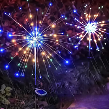 Load image into Gallery viewer, Enchanting Solar LED Fireworks Garden Light - 90/150 LED Waterproof Outdoor String Lamp