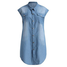Load image into Gallery viewer, Denim Straight Dress