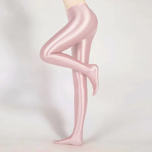 Load image into Gallery viewer, Glossy Opaque Shiny High Waist Sexy Stockings - High Elastic Skinny Leggings Pencil Pants