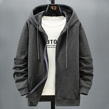 Load image into Gallery viewer, Fleece Hooded Cardigan