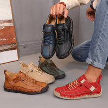 Load image into Gallery viewer, Women's Color Matching Fashion Leather Outdoor Casual Boots