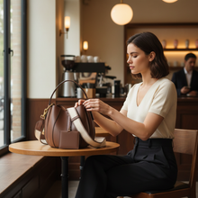 Load image into Gallery viewer, Luxury Bucket Shoulder Bag with Removable Pocket Wallet