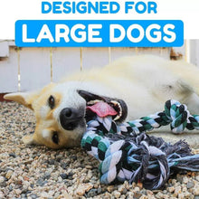 Load image into Gallery viewer, Indestructible 6 Knot Dog Rope Toy